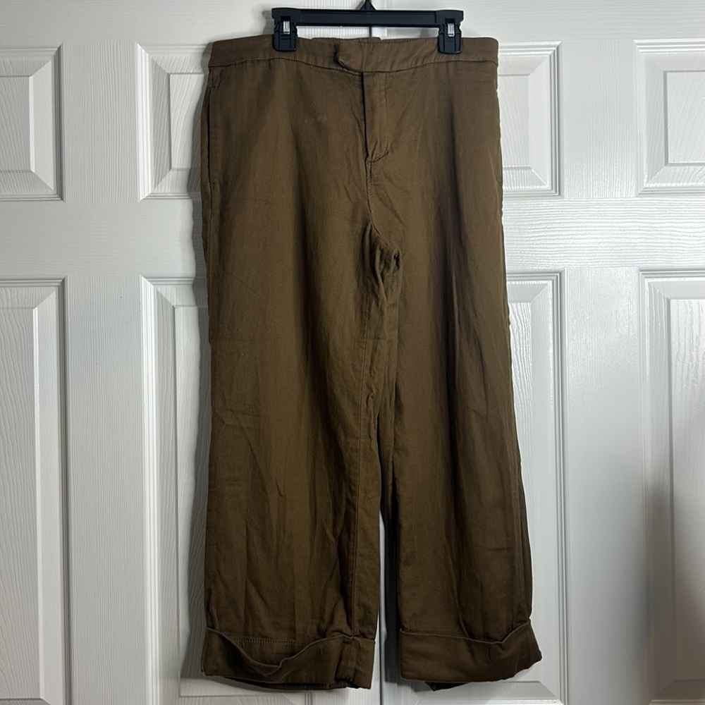 Massimo‎ Dutti Brown Crop Pants 30